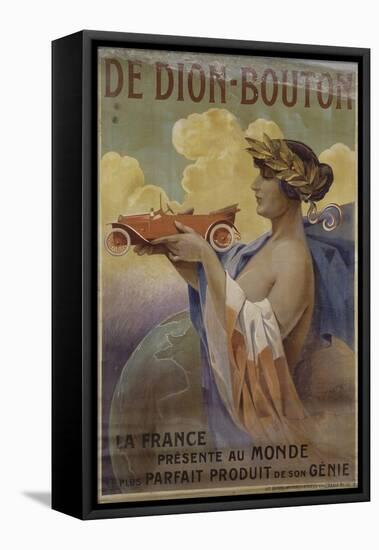 Affiche pour les automobiles De Dion-Bouton (imprimeur: les Editions nationales, Paris)-Louis Lessieux-Framed Premier Image Canvas