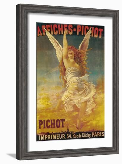 Affiches-Pichot Promotional Poster - Paris, France-Lantern Press-Framed Art Print