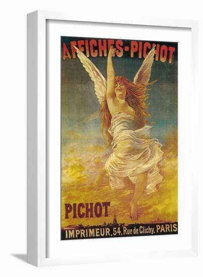 Affiches-Pichot Promotional Poster - Paris, France-Lantern Press-Framed Art Print