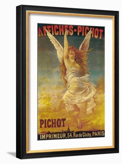 Affiches-Pichot Promotional Poster - Paris, France-Lantern Press-Framed Art Print