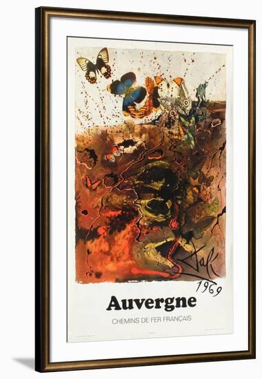 Affiches SNCF: Auvergne-Salvador Dalí-Framed Premium Edition