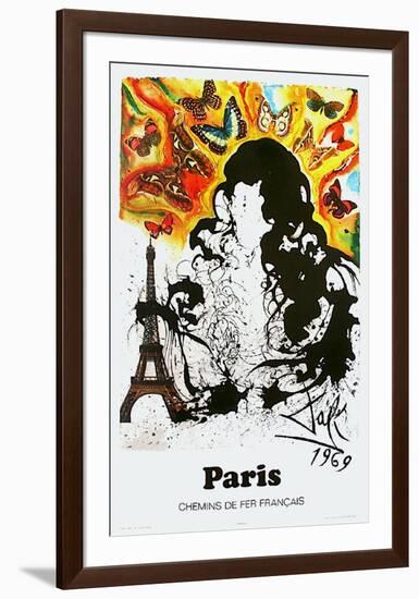 Affiches SNCF: Ile-De-France-Salvador Dalí-Framed Premium Edition