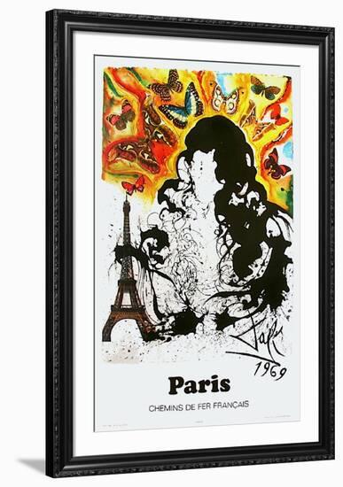 Affiches SNCF: Ile-De-France-Salvador Dalí-Framed Premium Edition