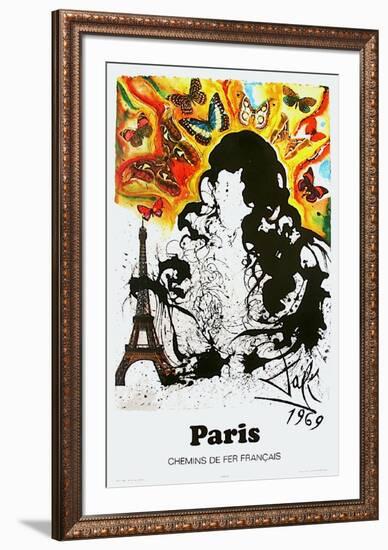 Affiches SNCF: Ile-De-France-Salvador Dalí-Framed Premium Edition