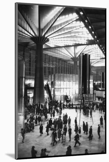 Affluence in Europe: The Turin Automobile Show. Frankfurt,1961.-Erich Lessing-Mounted Photographic Print