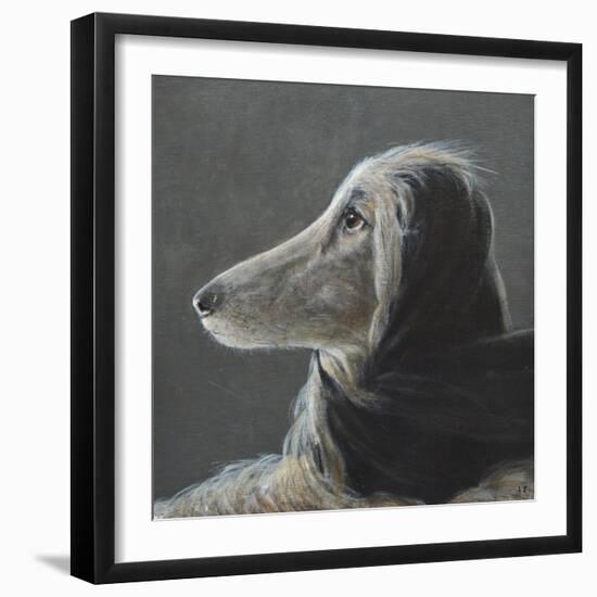 Afghan at Speed, Grey-Lincoln Seligman-Framed Giclee Print