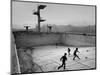 Afghan Boys Play Soccer-null-Mounted Photographic Print
