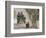 Afghan Boys Walk Along a Path While International Security Assistance Force (Isaf)-null-Framed Photographic Print