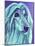 Afghan Hound - Aqua-Dawgart-Mounted Giclee Print