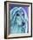 Afghan Hound - Aqua-Dawgart-Framed Giclee Print