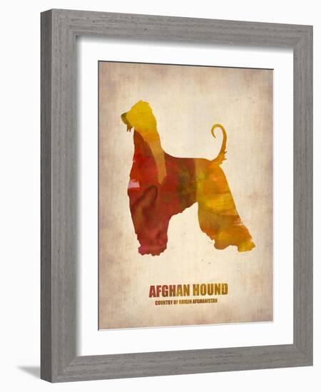 Afghan Hound Poster-NaxArt-Framed Art Print