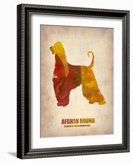 Afghan Hound Poster-NaxArt-Framed Art Print