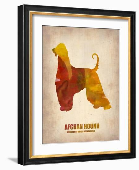 Afghan Hound Poster-NaxArt-Framed Art Print