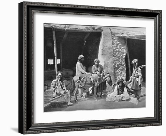 Afghan merchants of Charman on the borders of Afghanistan, 1902-F Bremner-Framed Photographic Print