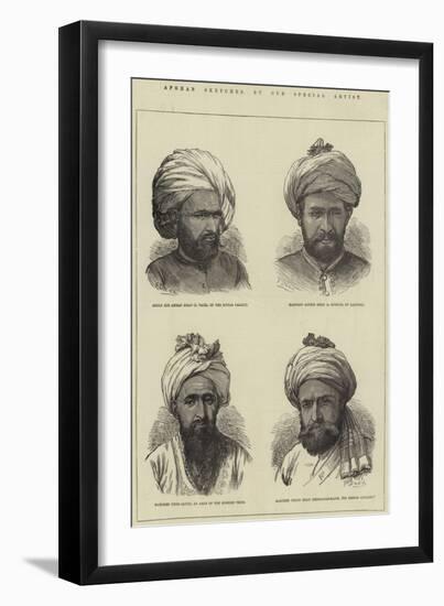 Afghan Sketches-Frank Dadd-Framed Giclee Print