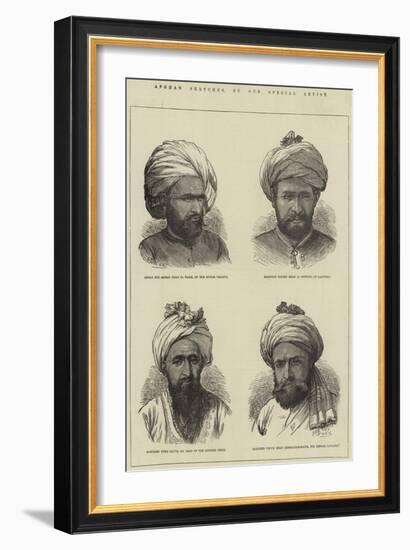 Afghan Sketches-Frank Dadd-Framed Giclee Print