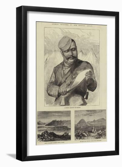 Afghan Sketches-null-Framed Giclee Print