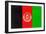 Afghanistan Flag Design with Wood Patterning - Flags of the World Series-Philippe Hugonnard-Framed Art Print