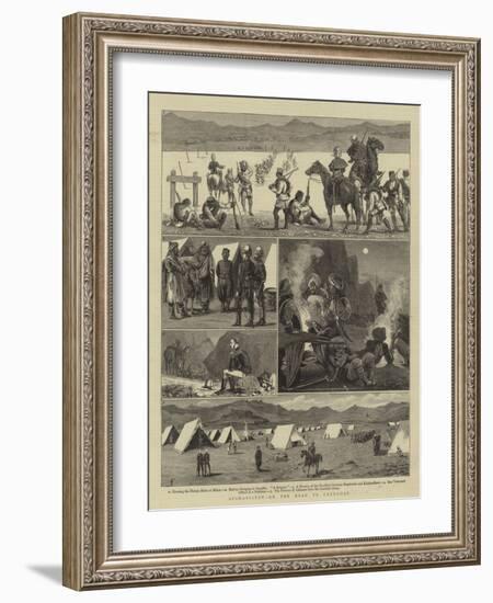 Afghanistan, on the Road to Candahar-Charles Edwin Fripp-Framed Giclee Print