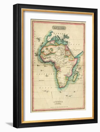 Africa, c.1820-John Melish-Framed Art Print