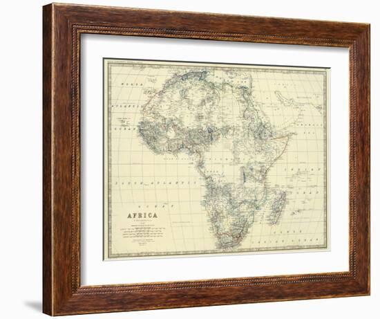 Africa, c.1861-Alexander Keith Johnston-Framed Art Print