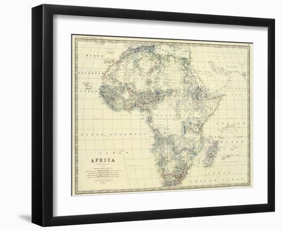 Africa, c.1861-Alexander Keith Johnston-Framed Art Print