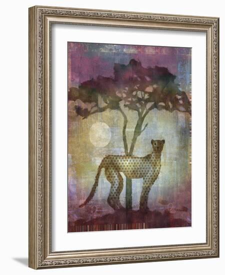 Africa Cheetah-Greg Simanson-Framed Giclee Print