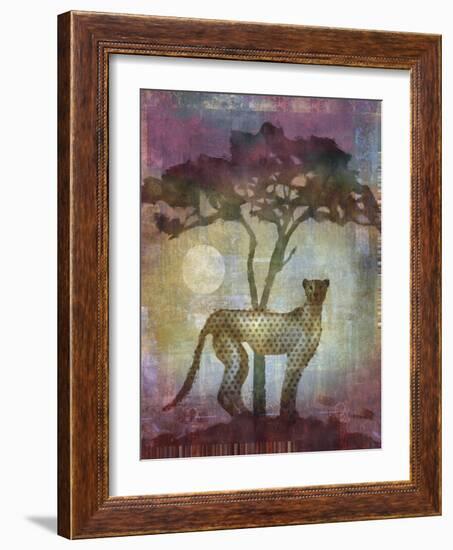 Africa Cheetah-Greg Simanson-Framed Giclee Print