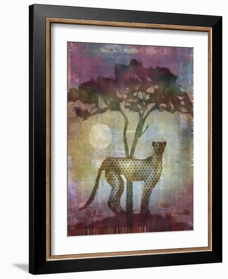 Africa Cheetah-Greg Simanson-Framed Giclee Print