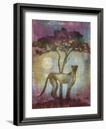 Africa Cheetah-Greg Simanson-Framed Giclee Print