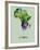 Africa Color Splatter Map-NaxArt-Framed Art Print