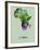 Africa Color Splatter Map-NaxArt-Framed Art Print