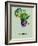 Africa Color Splatter Map-NaxArt-Framed Art Print