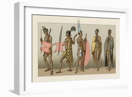 Africa Costume-French School-Framed Giclee Print