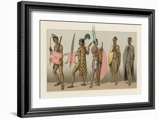 Africa Costume-French School-Framed Giclee Print