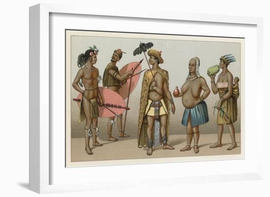 Africa Costume-French School-Framed Giclee Print