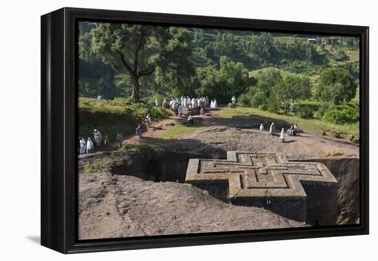 Africa, Ethiopian Highlands, Eastern Amhara, Lalibela, St-Ellen Goff-Framed Premier Image Canvas