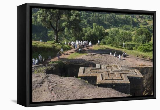 Africa, Ethiopian Highlands, Eastern Amhara, Lalibela, St-Ellen Goff-Framed Premier Image Canvas