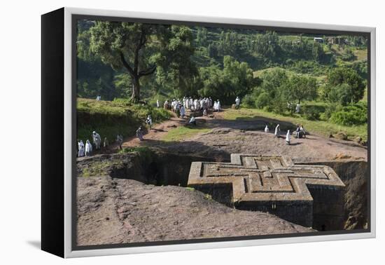 Africa, Ethiopian Highlands, Eastern Amhara, Lalibela, St-Ellen Goff-Framed Premier Image Canvas