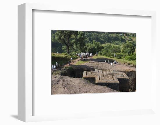 Africa, Ethiopian Highlands, Eastern Amhara, Lalibela, St-Ellen Goff-Framed Photographic Print