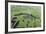 Africa, Ethiopian Highlands, Western Amhara. Aerial View of Village and Fields-Ellen Goff-Framed Photographic Print