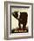 Africa Image With Elephant Silhouette-Phase4Photography-Framed Art Print