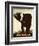 Africa Image With Elephant Silhouette-Phase4Photography-Framed Art Print