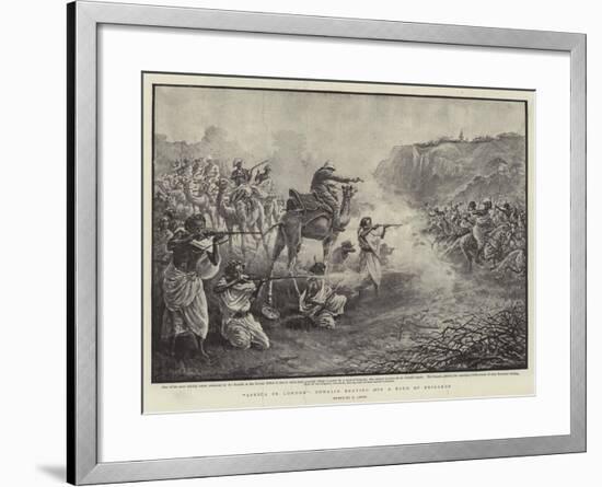 Africa in London, Somalis Beating Off a Band of Brigands-Henri Lanos-Framed Giclee Print