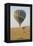 Africa, Kenya, Masai Mara National Reserve. Hot air balloon over savannah.-Emily Wilson-Framed Premier Image Canvas