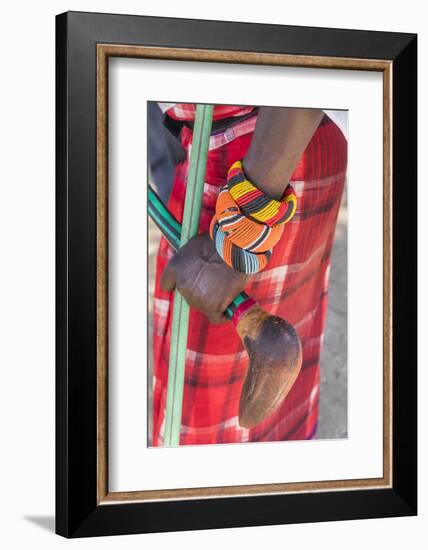 Africa, Kenya, Samburu National Reserve. Tribal handicrafts, jewelry.-Emily Wilson-Framed Photographic Print