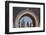 Africa, Morocco, Fes. an Arch with Classic Moorish Decor Frames Two Minarets-Brenda Tharp-Framed Photographic Print