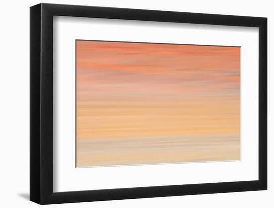 Africa, Namibia. Abstract of Heat Distorting Grassy Plain-Jaynes Gallery-Framed Photographic Print