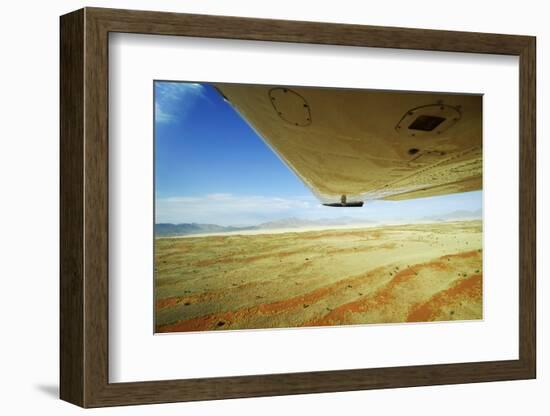 Africa, Namibia, Flight Above the Namib Desert-Udo Bernhart-Framed Photographic Print