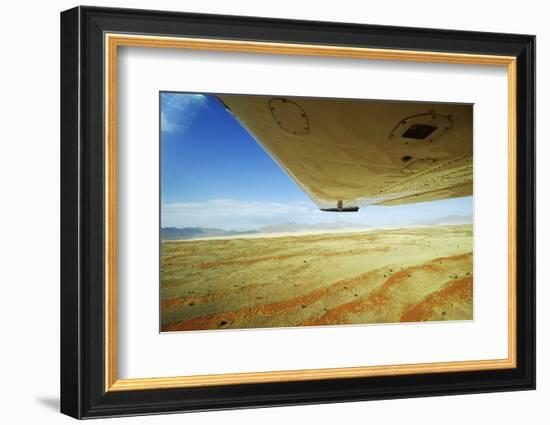 Africa, Namibia, Flight Above the Namib Desert-Udo Bernhart-Framed Photographic Print